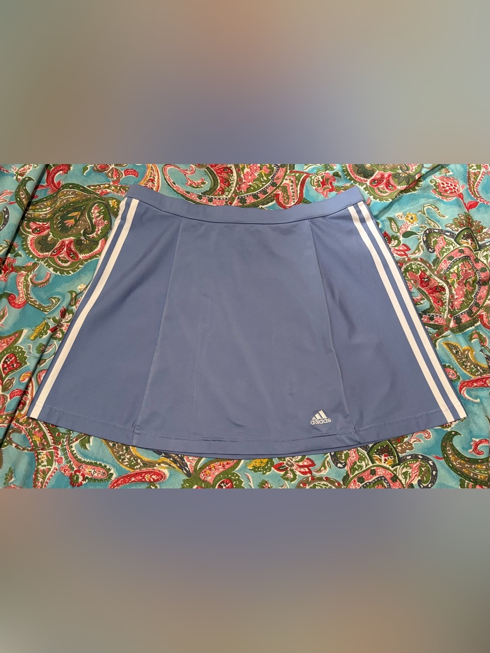 Vintage ADIDAS tennis skirt LILAC 3 stripe mini 16